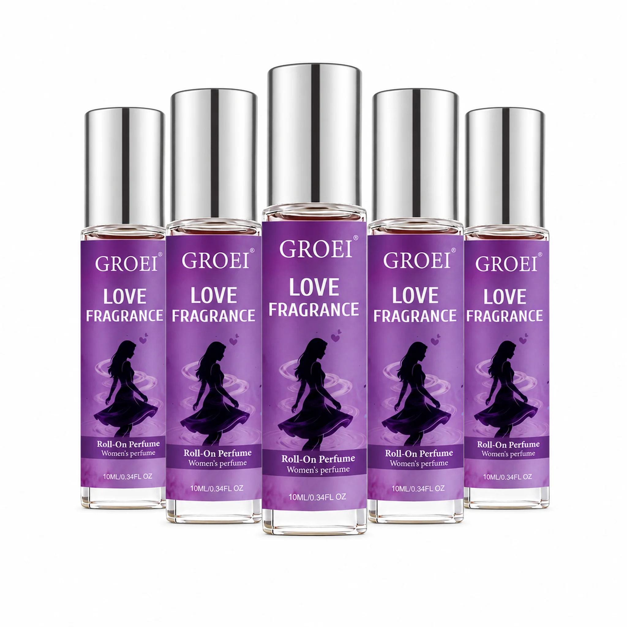 Fragrance-Oils Perfume - 10ml 그로이 여성용 롤온 향수, 오래