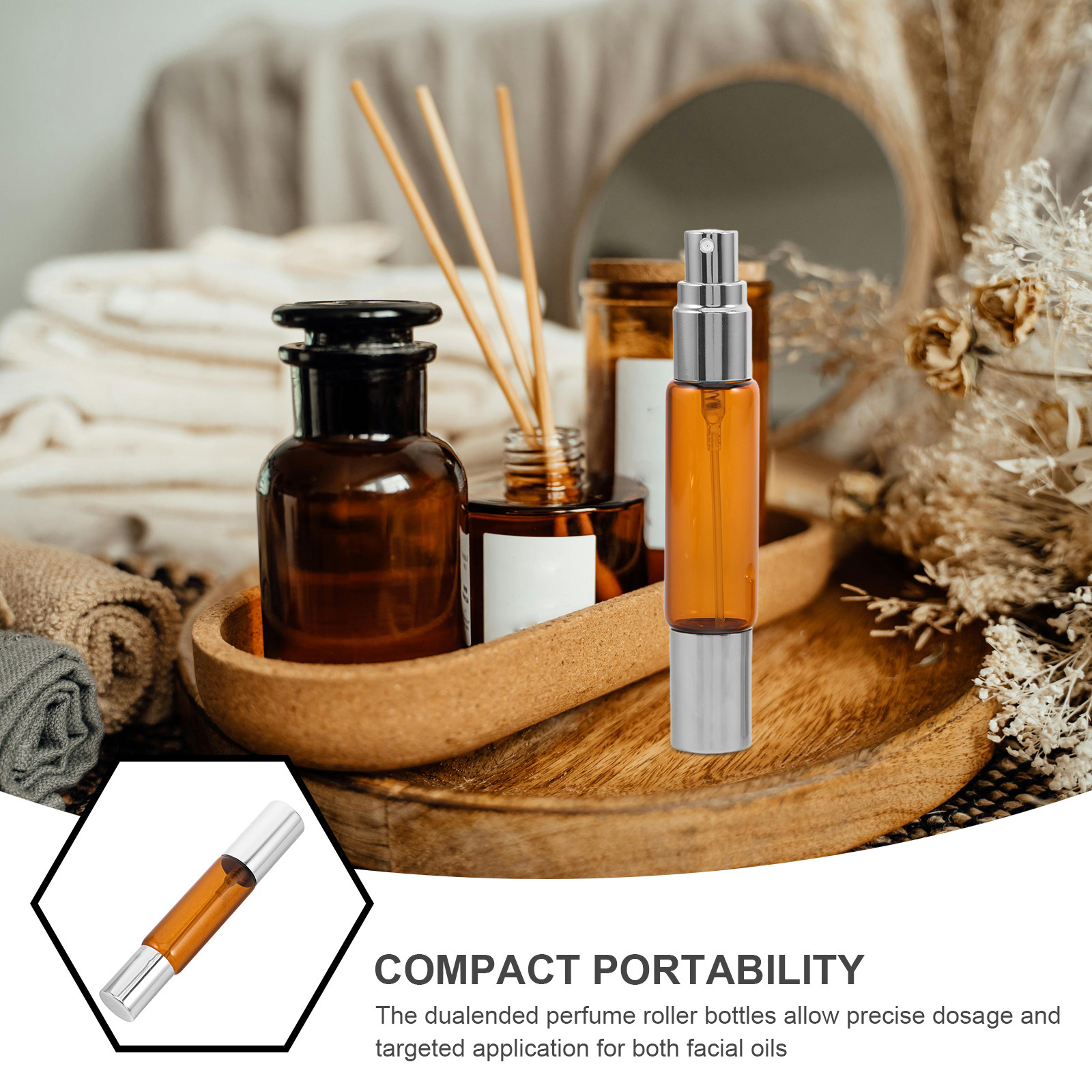 에센셜 오일 리필 병 10ml 누출 방지 투명 유리 소 - Fragrance-Oils Perfume 리뷰 및 가격