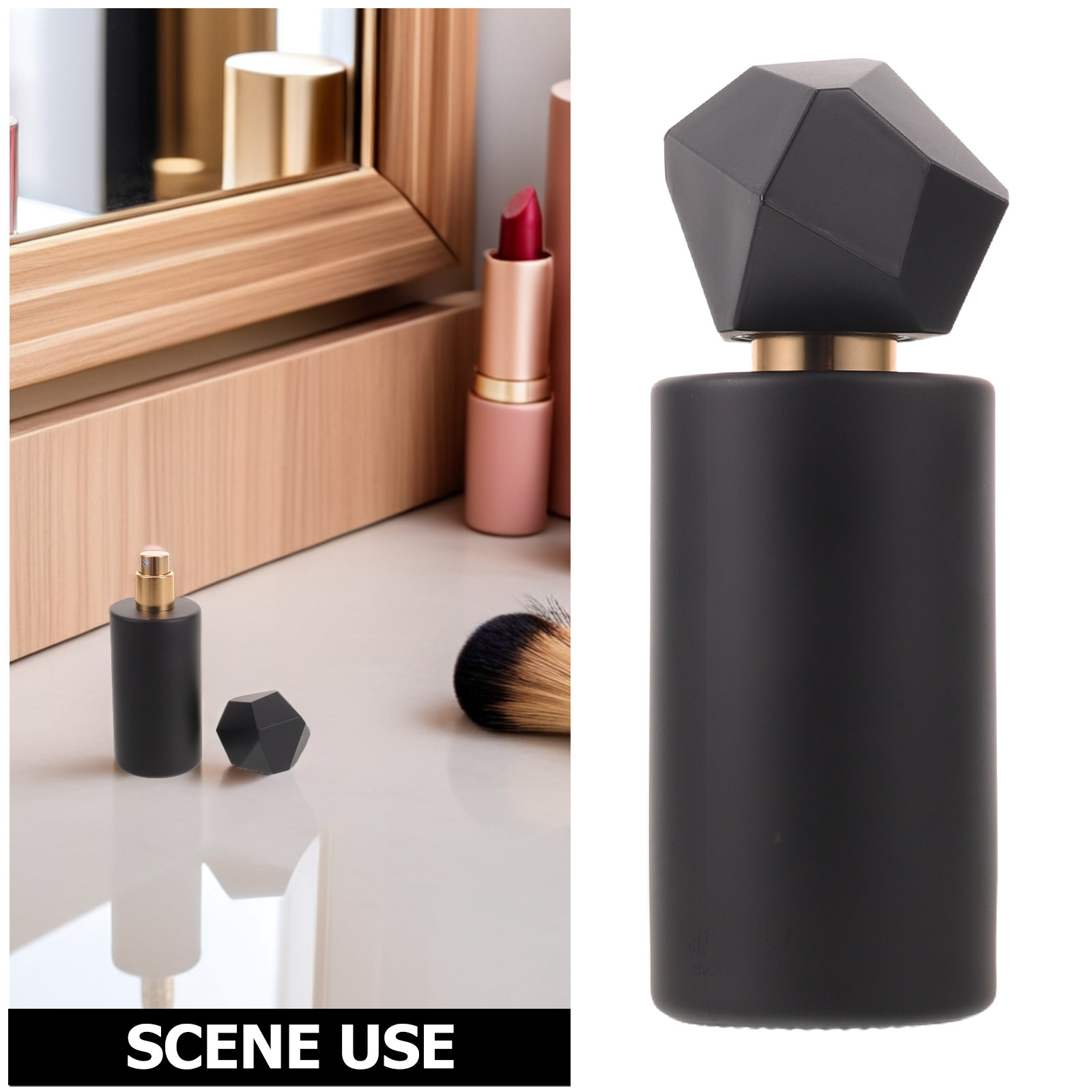 우아한 100ml 유리 향수병, 리필 가능 휴대용 여행 - Fragrance-Oils Perfume 리뷰 및 가격