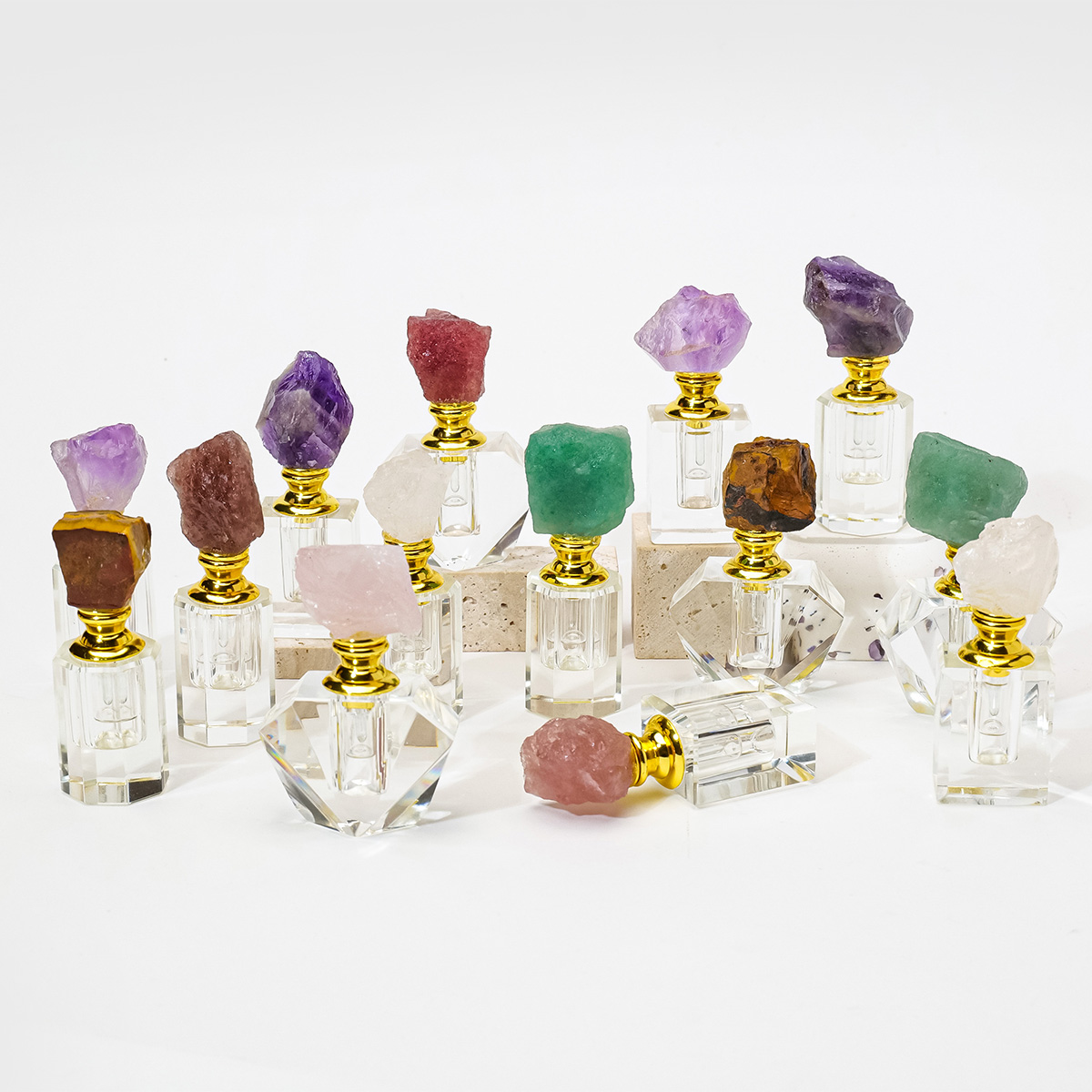 1개 천연 자수정 크리스탈 클러스터 힐링 스톤 에센셜  - Oud Perfume Spray 리뷰 및 가격