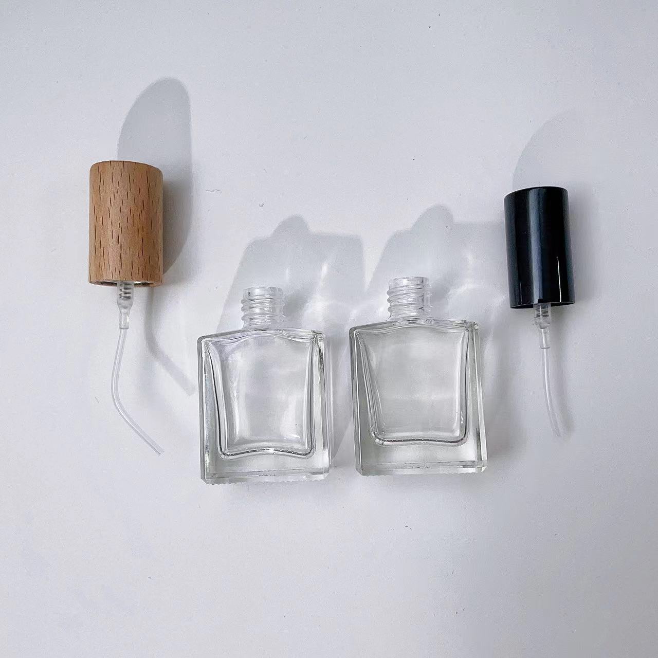 나무 뚜껑이 있는 투명한 두꺼운 유리 향수 스프레이 병 - Oud Perfume Spray 리뷰 및 가격