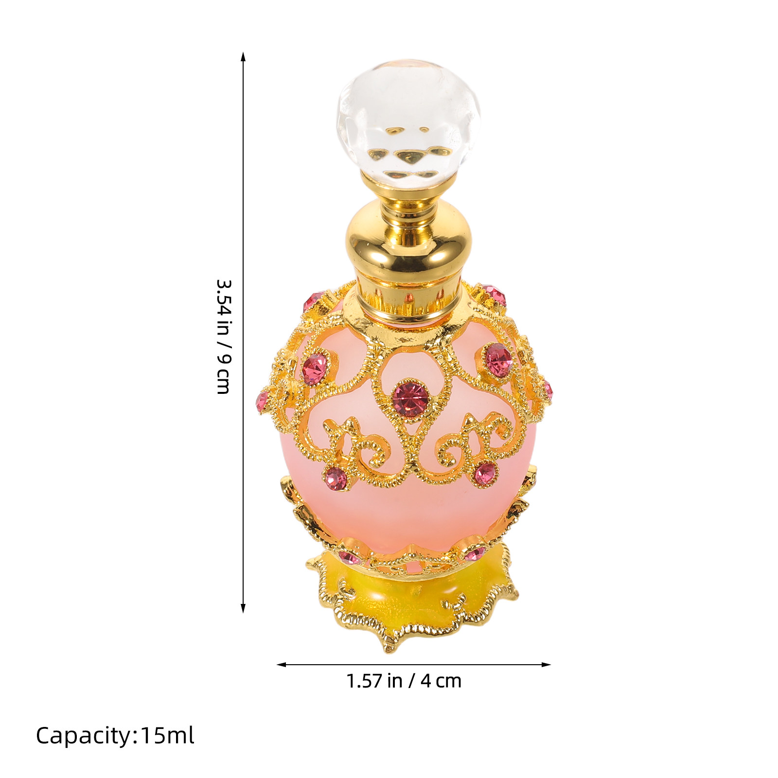 15Ml 크리스탈 라인스톤 향수병 유리 리필 가능 드롭 - Fragrance-Oils Perfume 리뷰 및 가격