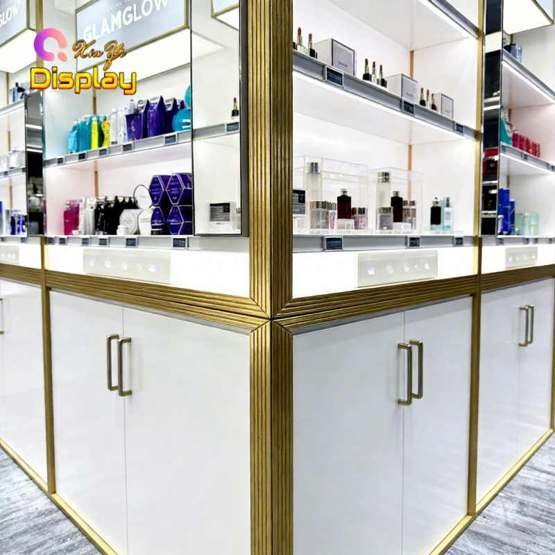 맞춤형 현대식 고급 LED 조명 향수 매장 진열대 맞춤 - Perfume In Fragrance Shop 리뷰 및 가격
